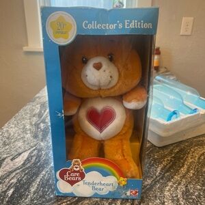 Care Bears Tenderheart Bear - Orange 20th Anniversary Collector’s Edition